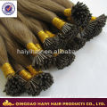 New arrival High quality pre bonded human hair extensions uk